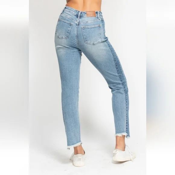 Vintage Wash Side Panel Detail With Fray Hem Slim Size 11/30" - Picture 7 of 10